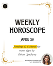 Weekly Horoscope: Week of April 26, 2026