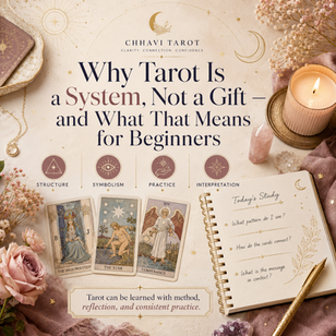 Tarot Is a System, Not a Gift