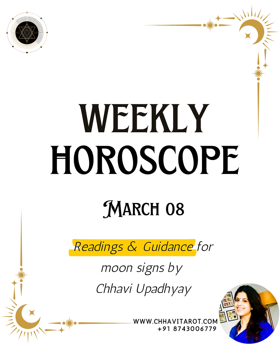 Weekly Horoscope: Week of  March 8, 2026