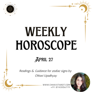 Weekly Horoscope: Week of  May 04, 2025