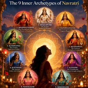 Beyond Devotion: The 9 Inner Archetypes of Navratri