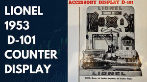 Rare Lionel D-101 Display