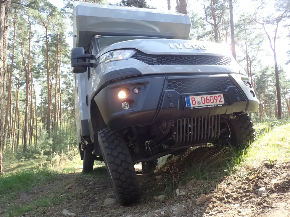 Iveco Daily 4x4 Expeditionsfahrzeug. Verwindung