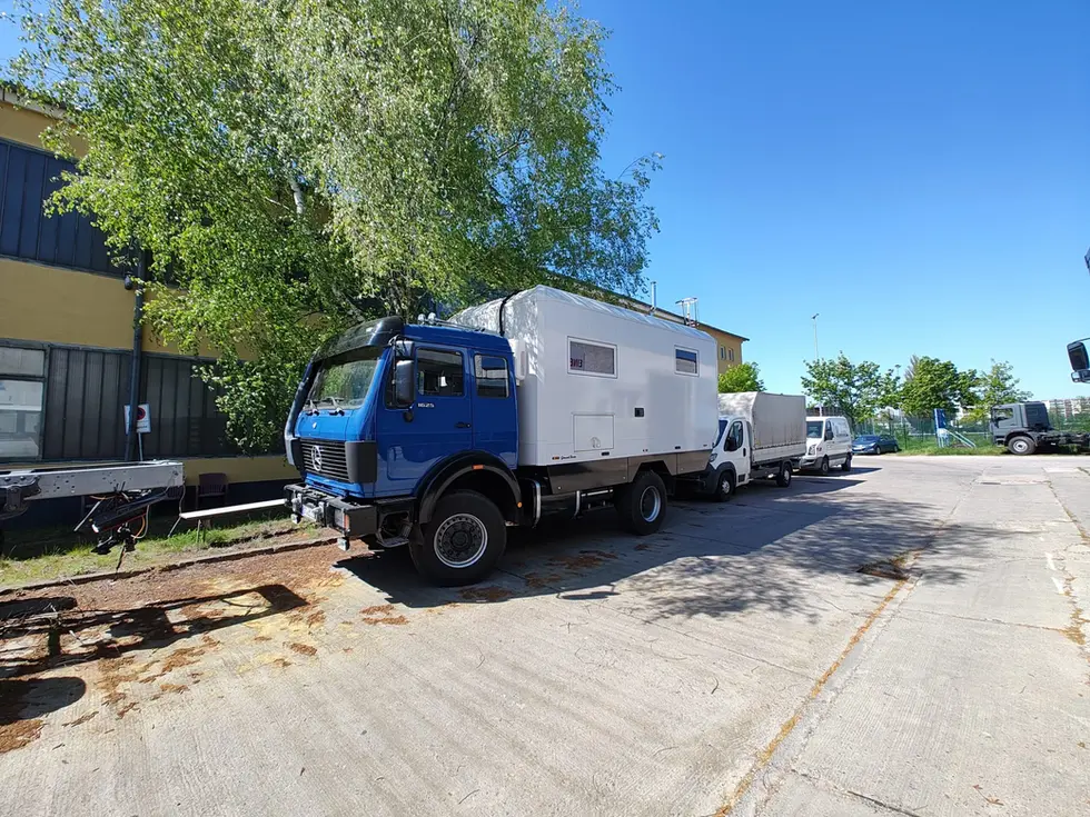 Mercedes Benz NG 80 1625 4×4 Expeditionsmobil. Exterior