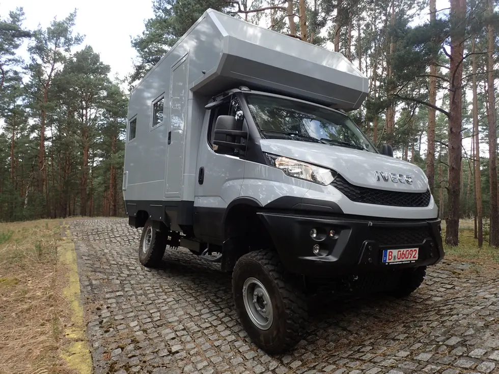 Iveco Daily 4x4 Expeditionsfahrzeug. Verwindung