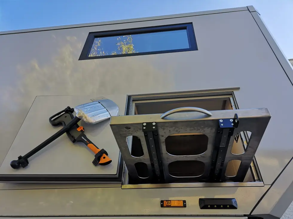 Scania 6x6. Weltreisemobil
Stauraum