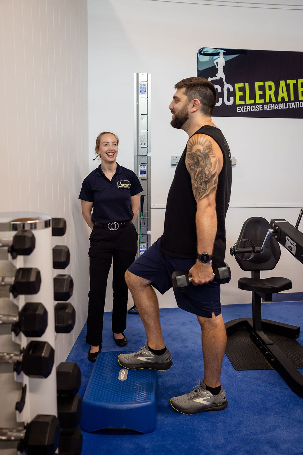 physiotherapy with weights