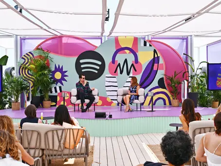 Spotify Beach in Cannes