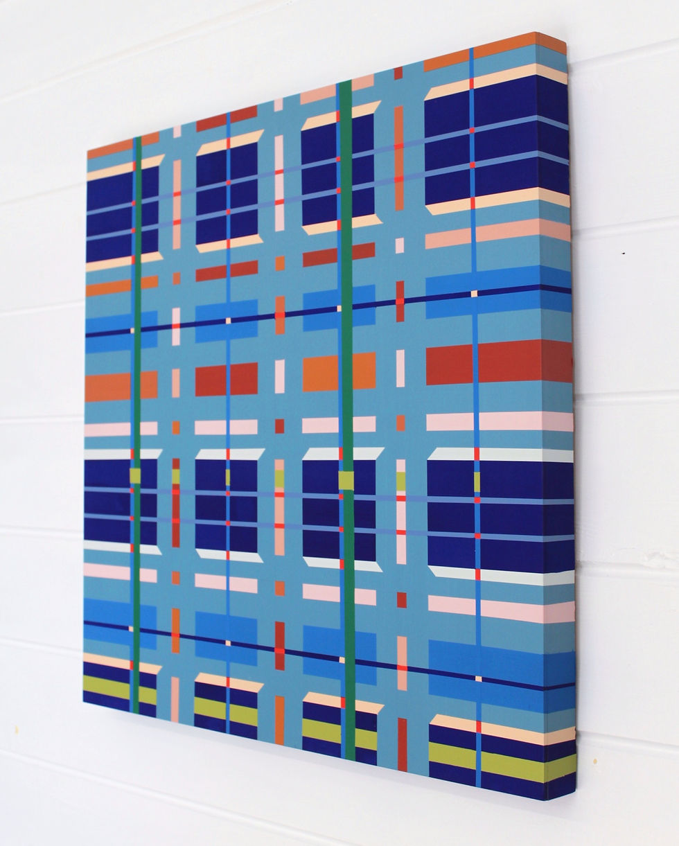 Thumbnail: Kaipoi Wool Mill Blanket Painting (Yves Klein Blue)