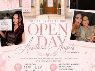 Aesthetic Angels by Amanda - Open Day - Saturday 11th July 2026