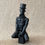 Thumbnail: "Macho gentil preto" monochrome resin statuette
