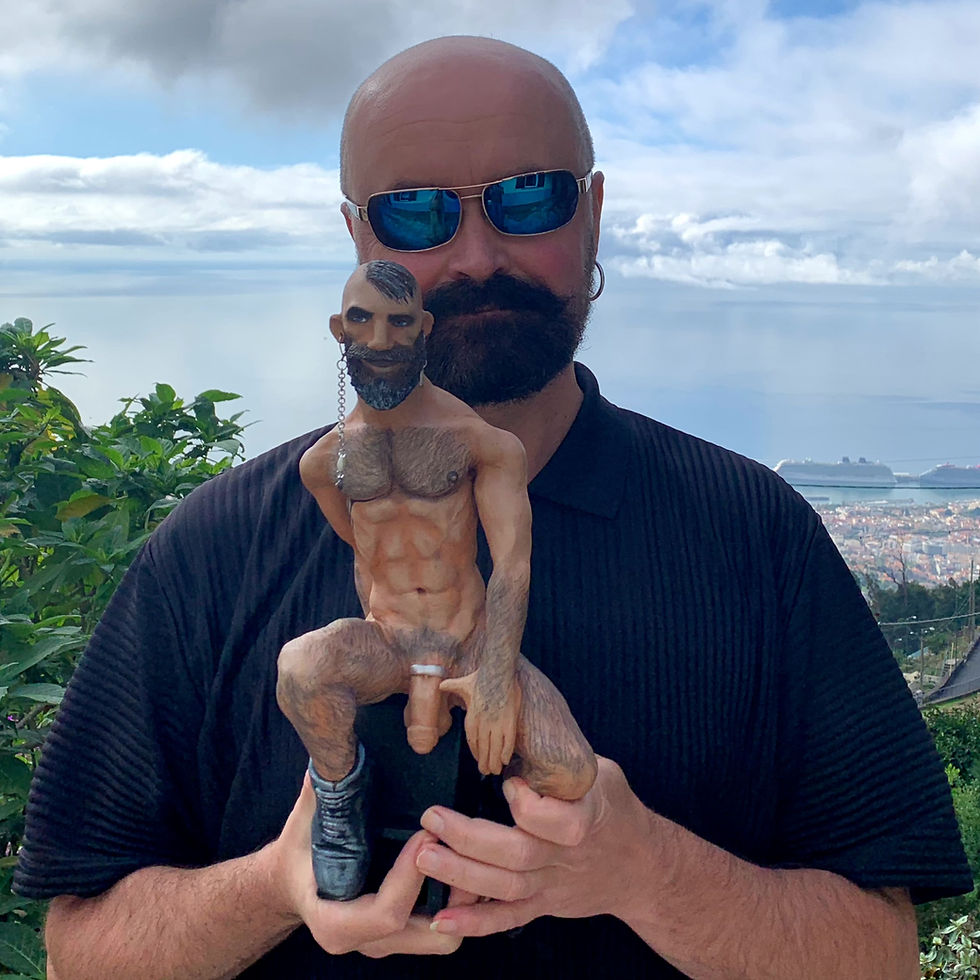 Thumbnail: "Beardy" ceramic sculpture