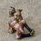 Thumbnail: "Fauno com rhyton" resin statuette 5.5 cm.