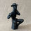 Thumbnail: "Vaqueiro preto" monochrome resin statuette