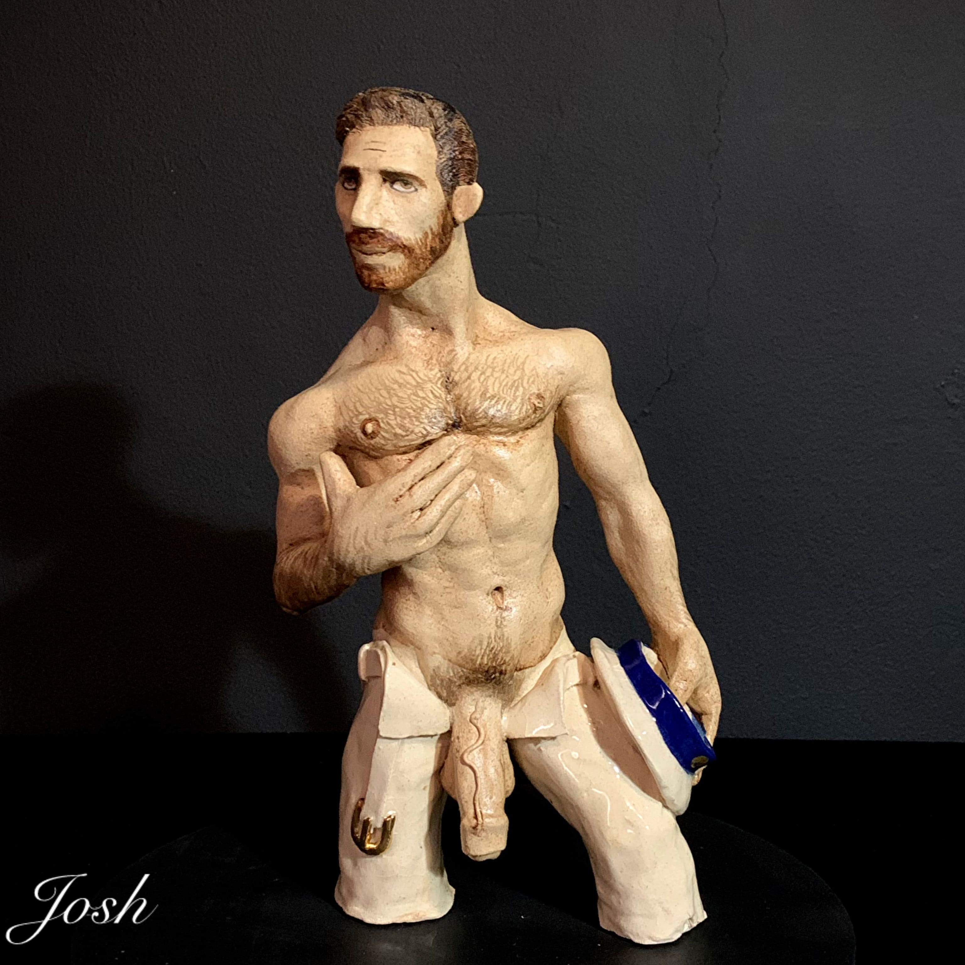 "Josh, sailor " ceramic sculpture