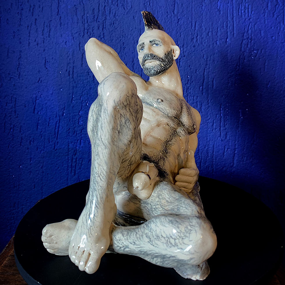 Thumbnail: "Punk" ceramic sculpture