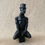 Thumbnail: "Macho gentil preto" monochrome resin statuette
