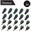 Thumbnail: SECURICAM [10 PAIRS] 5.5mm x 2.1mm 12V DC Power Male & Female Power Connector Ja