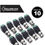 Thumbnail: SECURICAM 10 x Coax BNC CAT 5/6 Cable CCTV Camera Video Balun Connectors Socket 