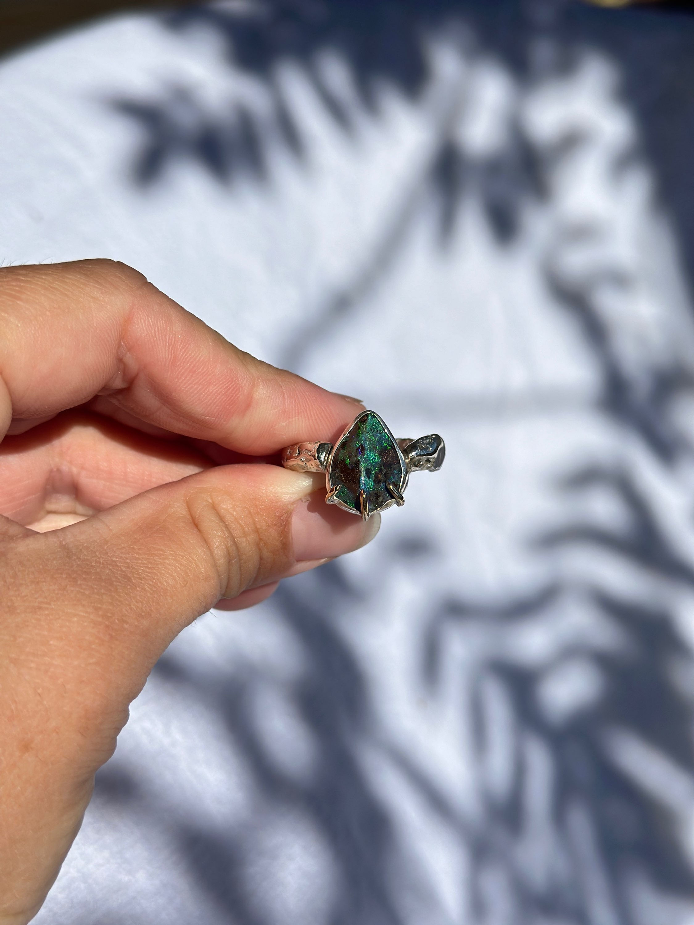 Molten Opal Ring SIZE 7.25 or O