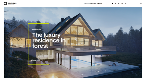 Bauhaus Architecture Website