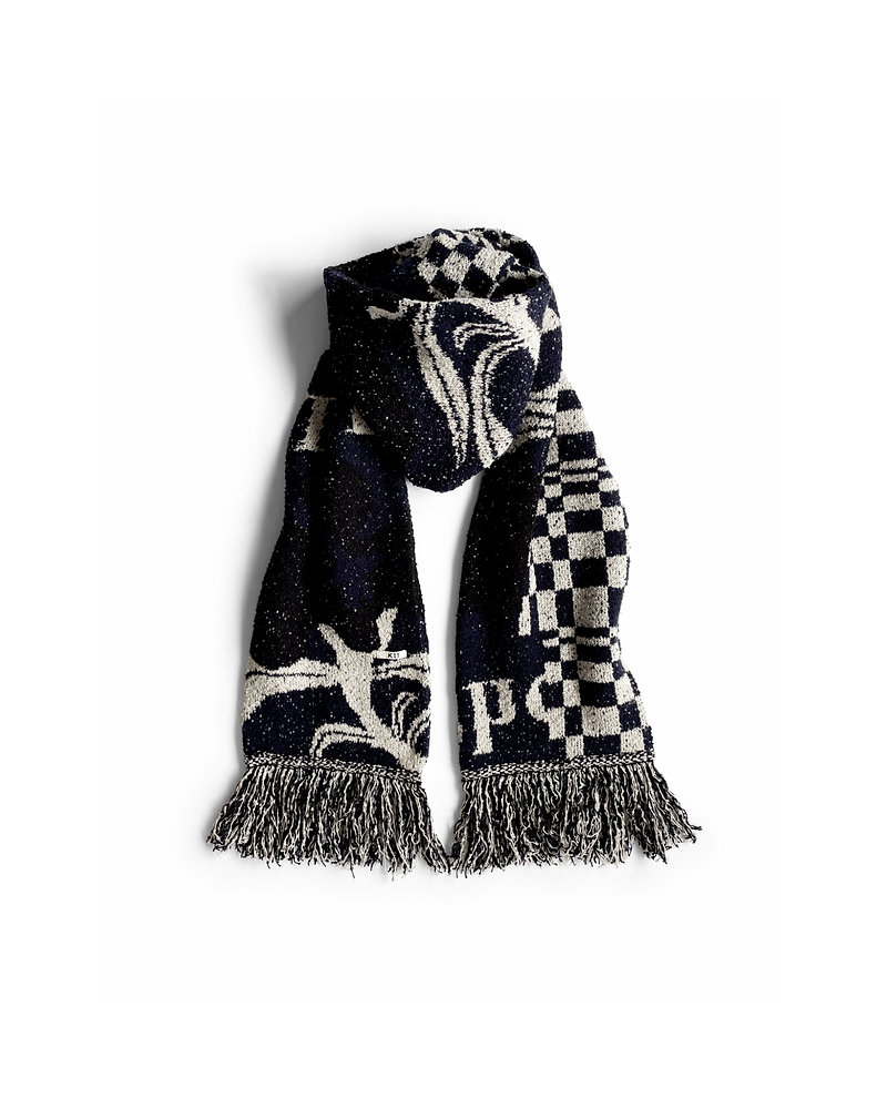 メンズ KHOKI Intarsia-knit muffler