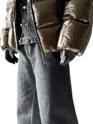 STABILIZER GNZ "lot.8-52 stand collar jacket + lot.0-33 baggy"