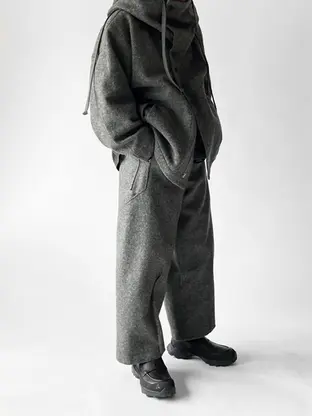 amachi. Collection 017 / AW2025 "Fabric Forming Anorak + Covered Jacket + Covered Baggy"