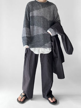 amachi. Collection 014 / SS2024 "Swallow's Nest Knit - Clay"