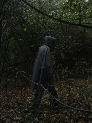 ROA "Surface Packable Grid Rain Coat"