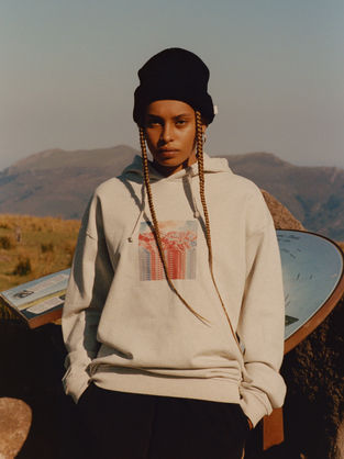 FUTUR "HW Mountain Trip G Fit Hoodie / Melange"