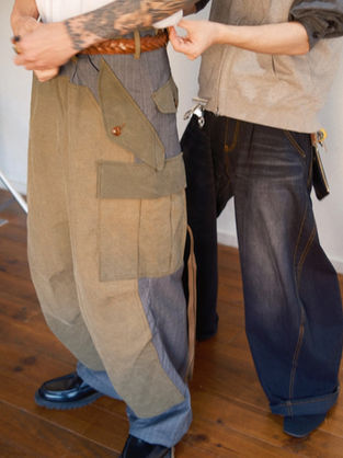 KHOKI 26ss collection 014 "Combination Military Pants"