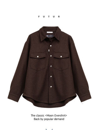 FUTUR "Moon Overshirt / Brown"