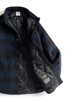 STABILIZER GNZ "lot.2-27CP quilt lined shirt jacket"