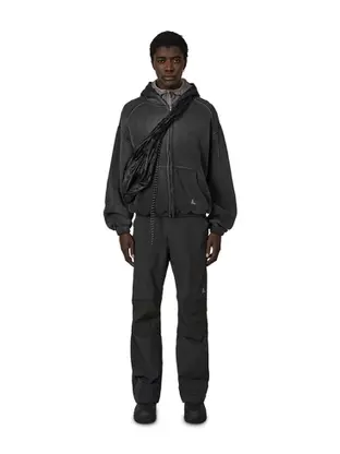 ROA "Bee Sun Faded Waffle Zip Up Hoodie"