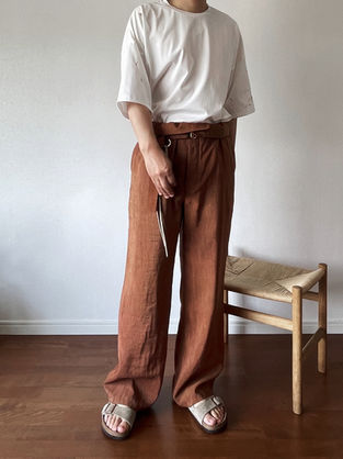 amachi. × Elise Gettliffe Collection 010 “ Water Drop HiWaist Pants “