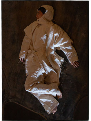 amachi. Collection 014 / SS2024 "Fabric Forming Coat + Fabric Forming Baggy"