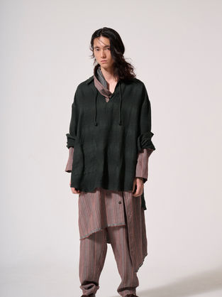 amachi. Collection 016 / SS2025 "Gradation Linen Shirt"