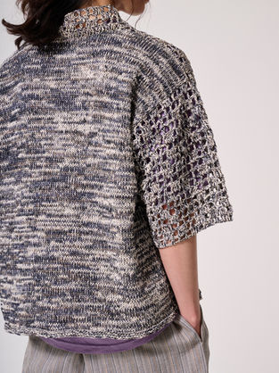 amachi. Collection 016 / SS2025 "Between bodies and shade Hand Knit - FO"