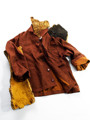 amachi. "Forest Worker Jacket & Grain Denim Baggy"