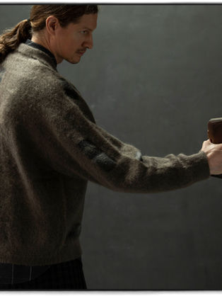 amachi. Collection 015 / AW2024 "Traces of Repair - Cardigan"