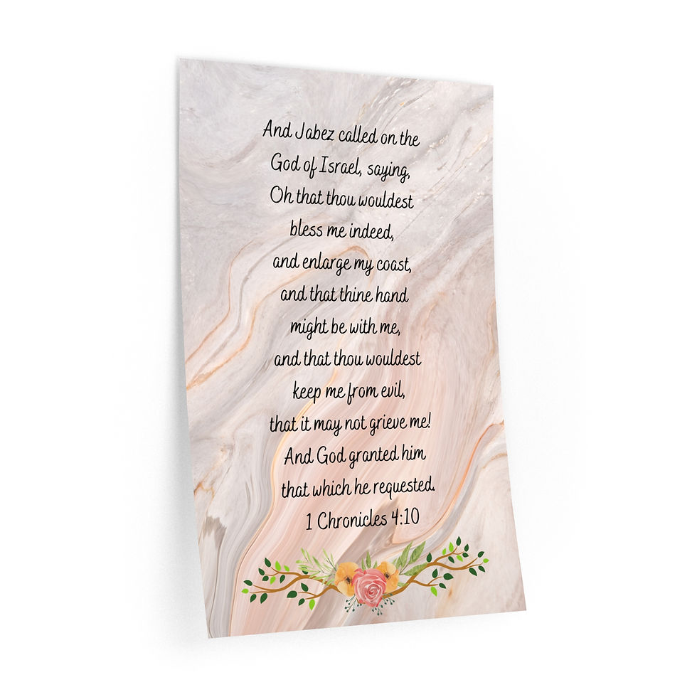 Thumbnail: Prayer of Jabez Wall Decal in 3 sizes
