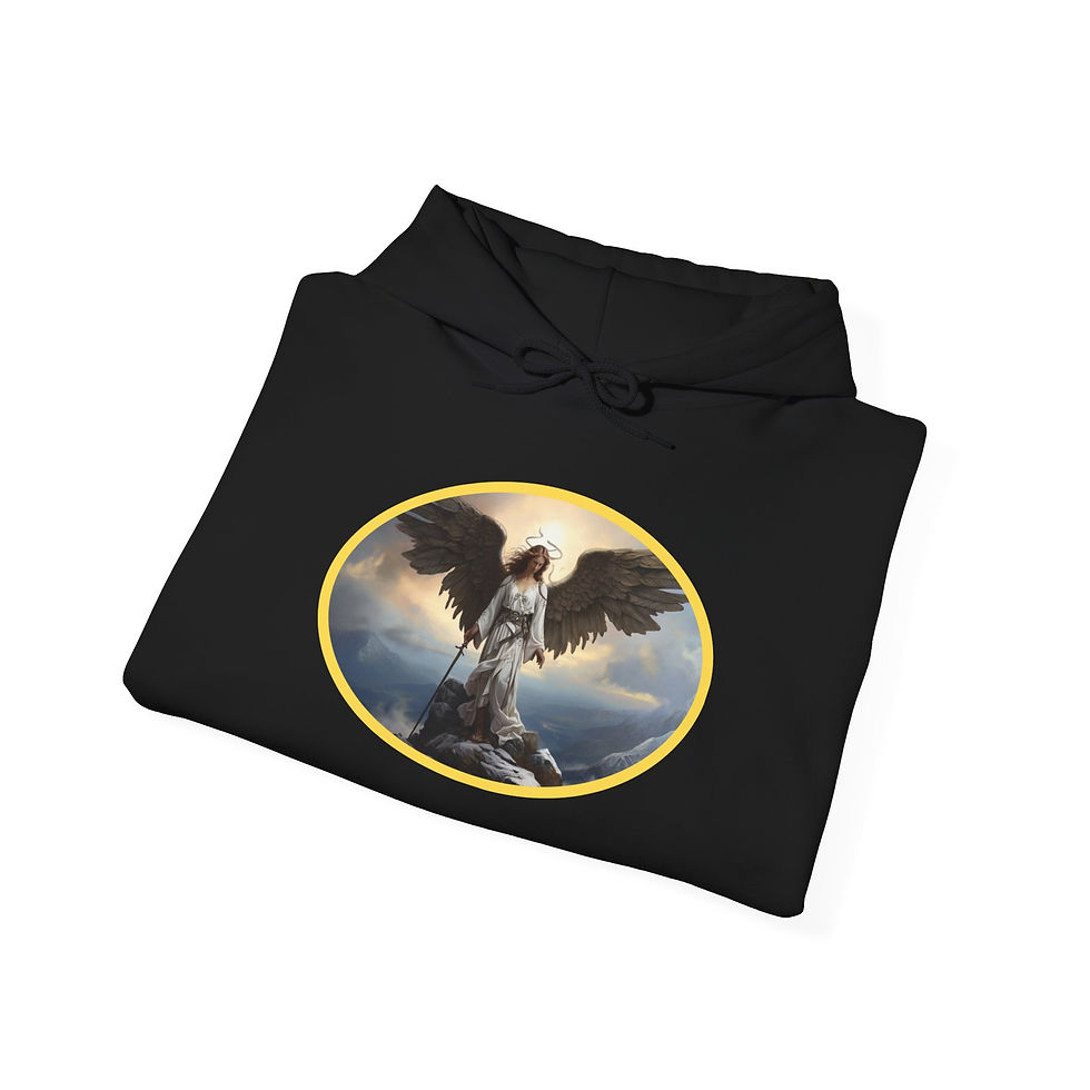 Thumbnail: Warrior Angel Hoodie — Strength and Serenity in One Garment