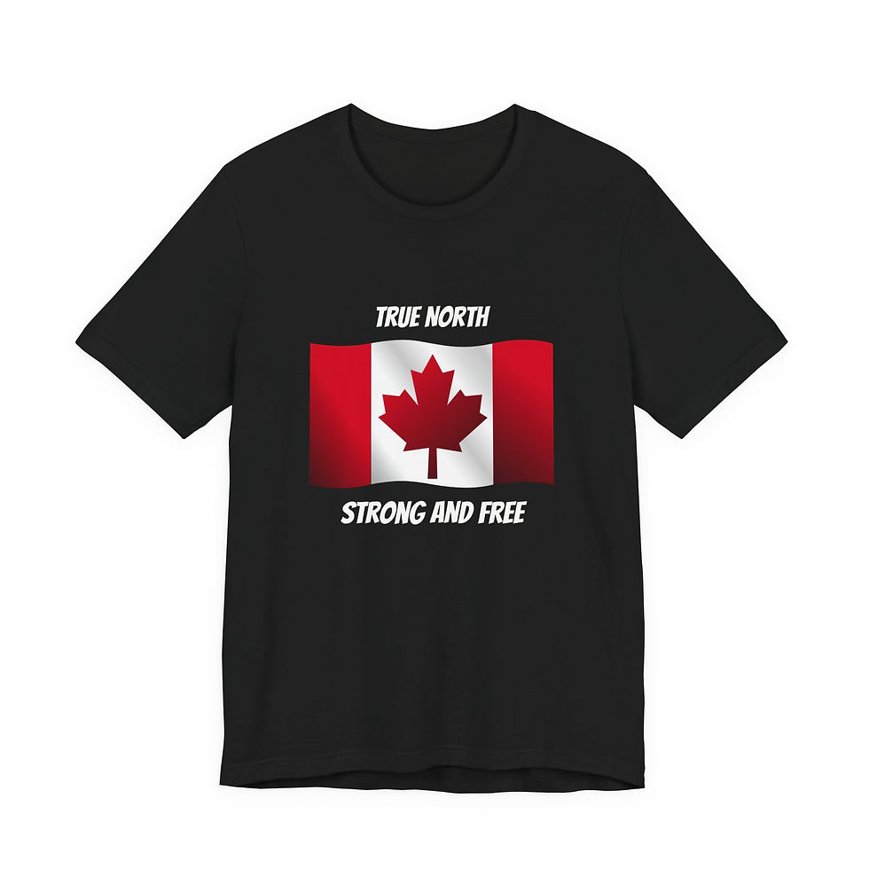 Thumbnail: True North Strong and Free | Canadian Flag T-Shirt