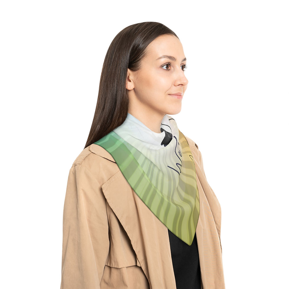 Thumbnail: By His Stripes Poly Scarf — A Testament of Faith and Healing