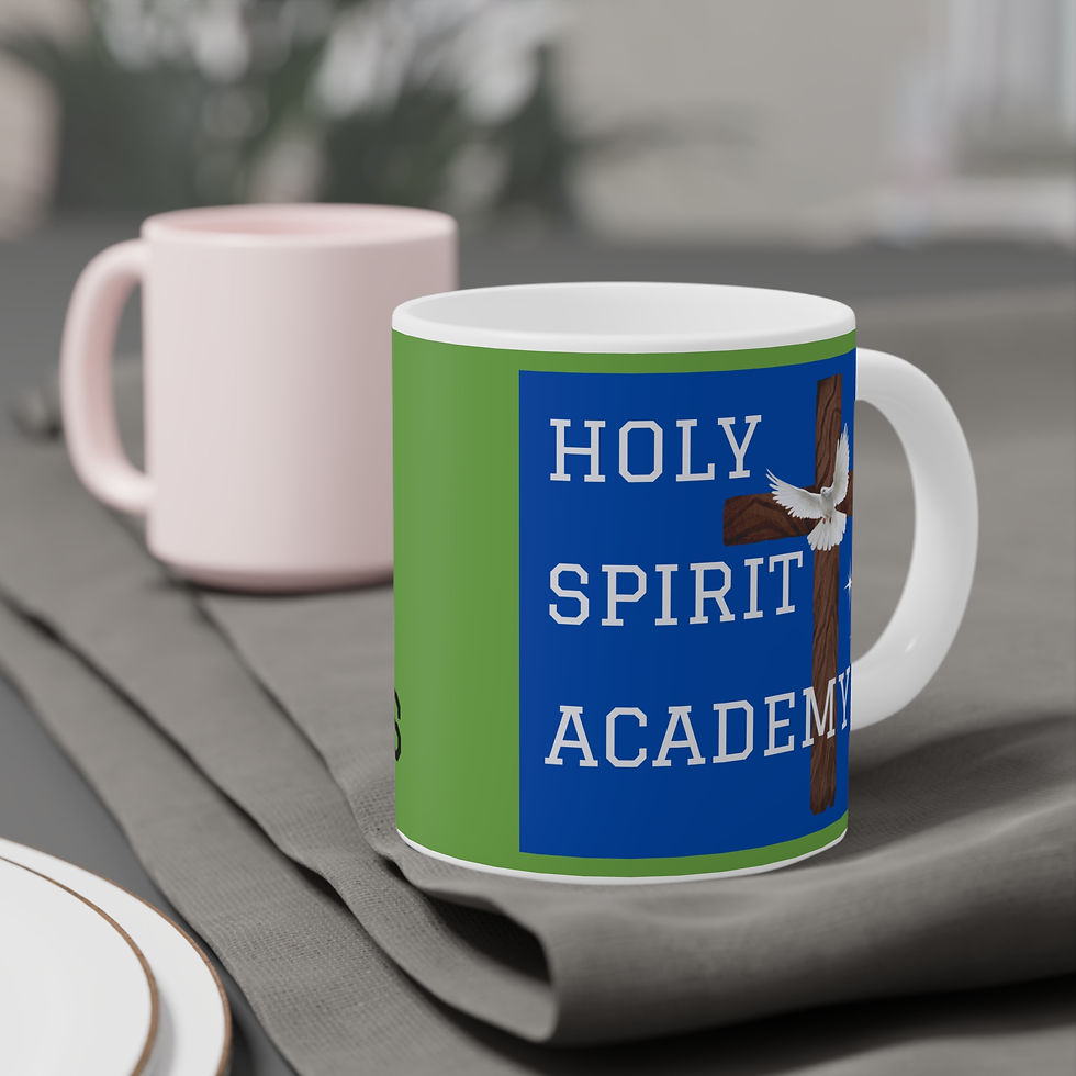 Thumbnail: The Holy Spirit Academy Ceramic Mug (11oz\15oz\20oz) Green