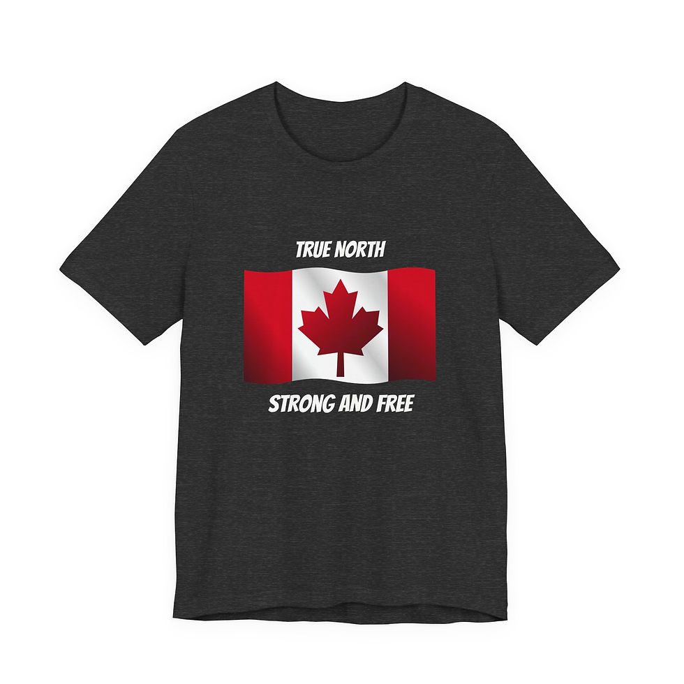 Thumbnail: True North Strong and Free | Canadian Flag T-Shirt