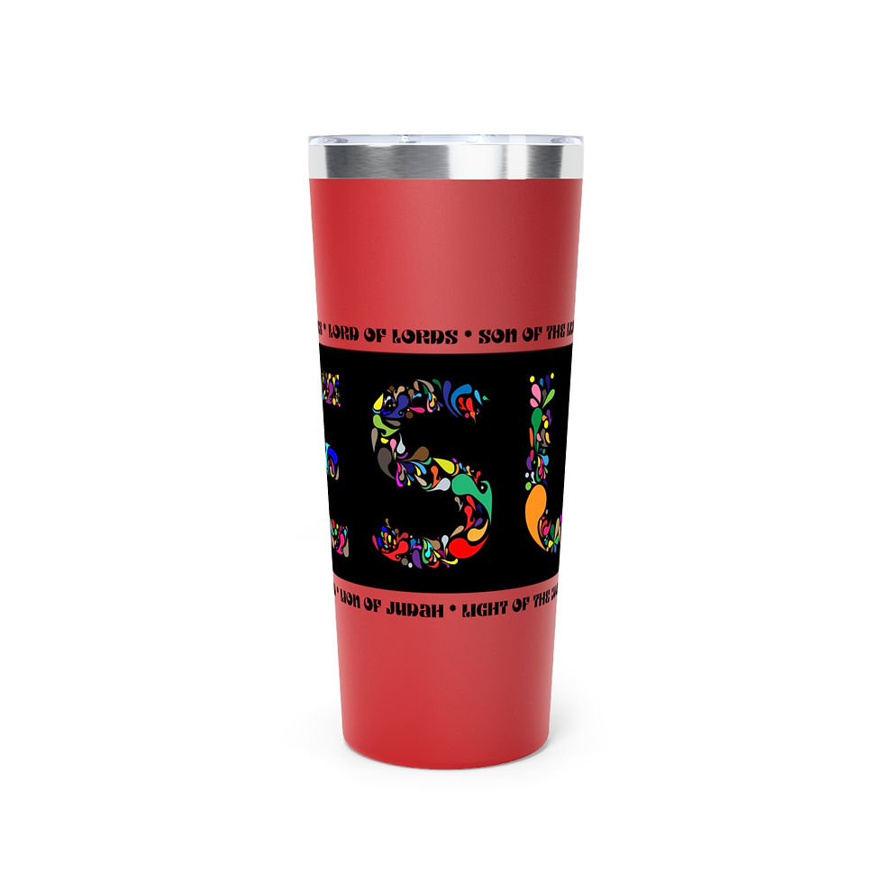Thumbnail: Jesus Name Above All Names Copper Vacuum Insulated Tumbler, 22oz