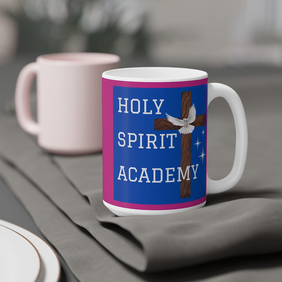 Thumbnail: The Holy Spirit Academy Ceramic Mug (11oz\15oz\20oz) Pink