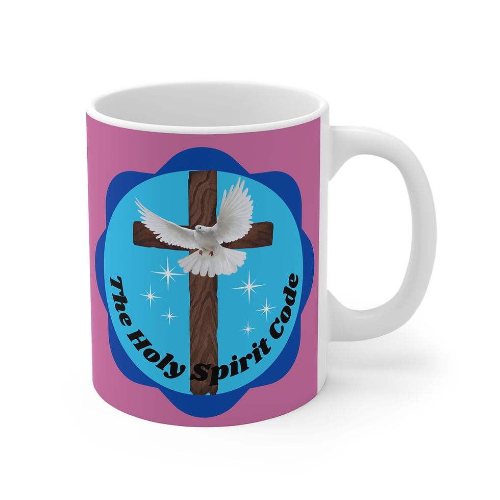 Thumbnail: Holy Spirit Code Ceramic Mug (11oz\15oz\20oz) Pink